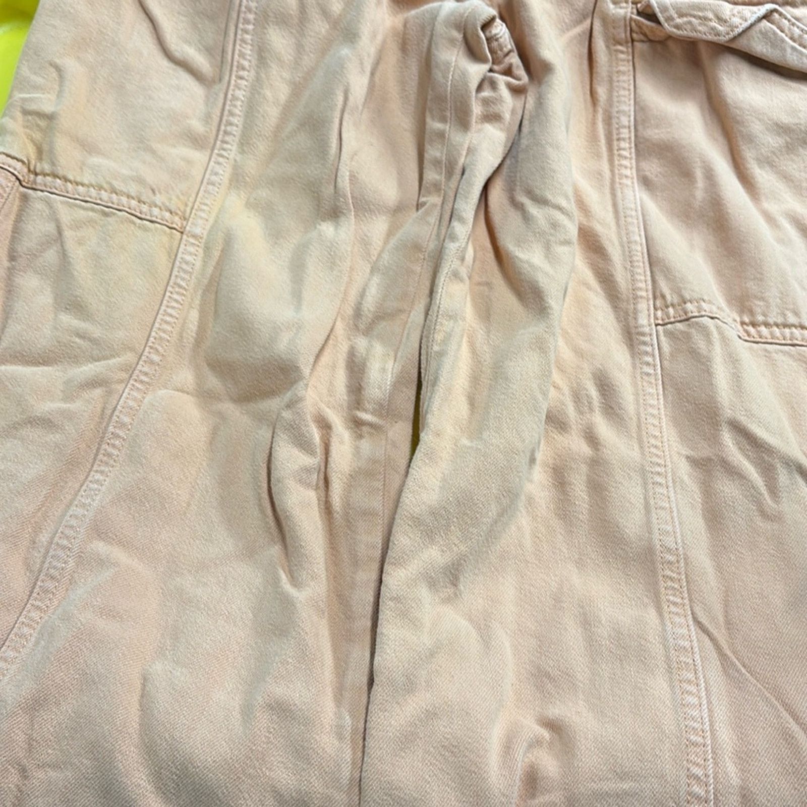 Hudson RTR sz 27 / 4 Hudson Orange Cargo Pants high rise creamsicle Size 27" / US 4 / IT 40 - 4 Thumbnail