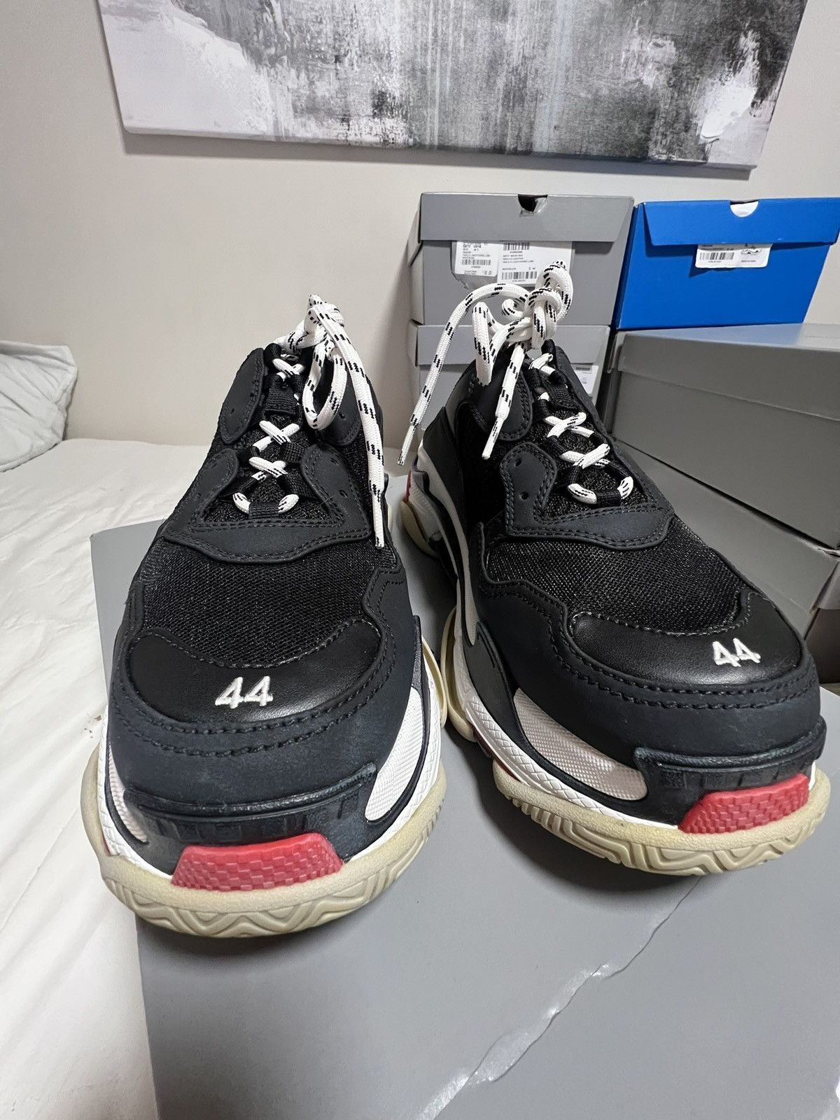 Balenciaga Balenciaga OG 2017 Edition Triple S Mules Size US 11 / EU 44 - 4 Thumbnail