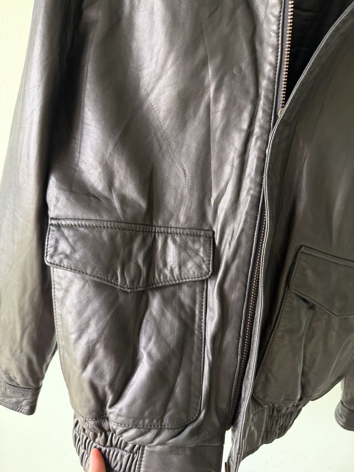 Japanese Brand Volcano Leather Jacket Size US M / EU 48-50 / 2 - 2 Thumbnail