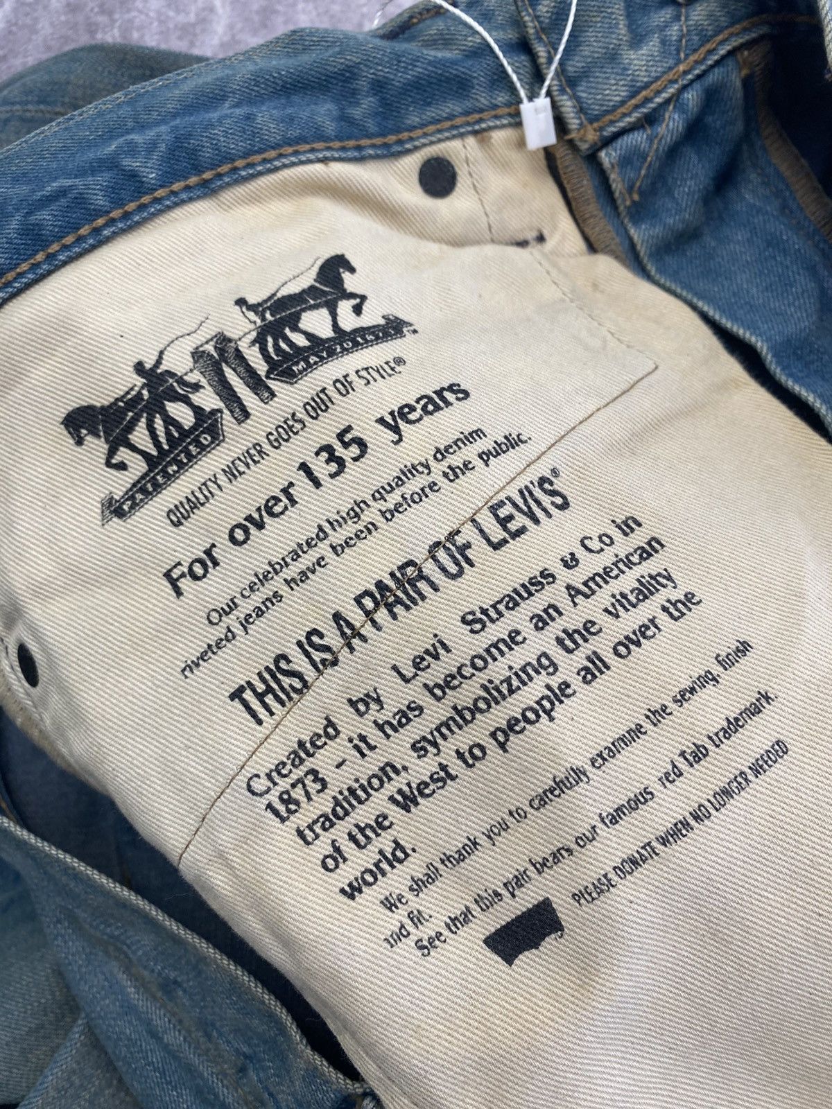 Levi's Levi’s 508 Gold Miner Style Dirty Denim Jeans Size: W34 L32 Size US 34 / EU 50 - 9 Thumbnail