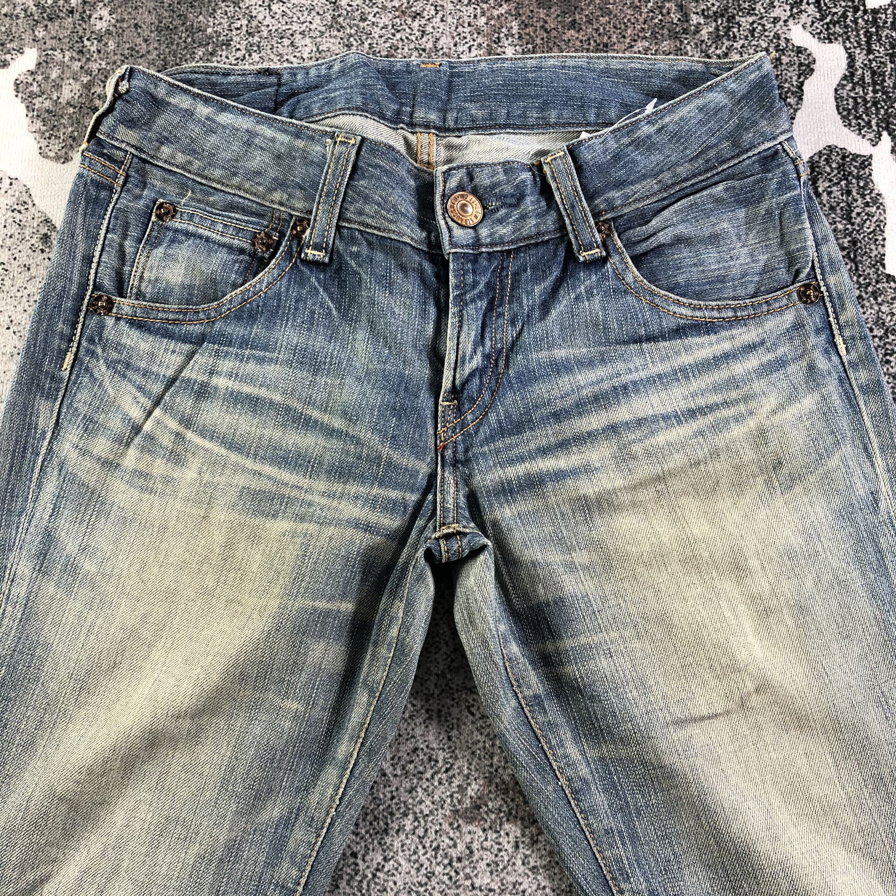 Levi's Vintage Levis 596 Jeans Flare Denim KJ2213 Size US 29 - 3 Thumbnail