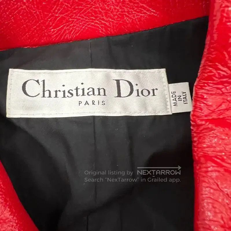 Dior Dior Red Ladies Coat Size M . Size M / US 6-8 / IT 42-44 - 3 Thumbnail