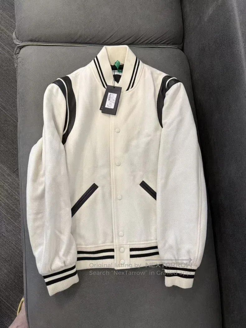 Saint Laurent Paris Saint Laurent Paris Baseball Jacket Jacket Size US L / EU 52-54 / 3 - 1 Thumbnail