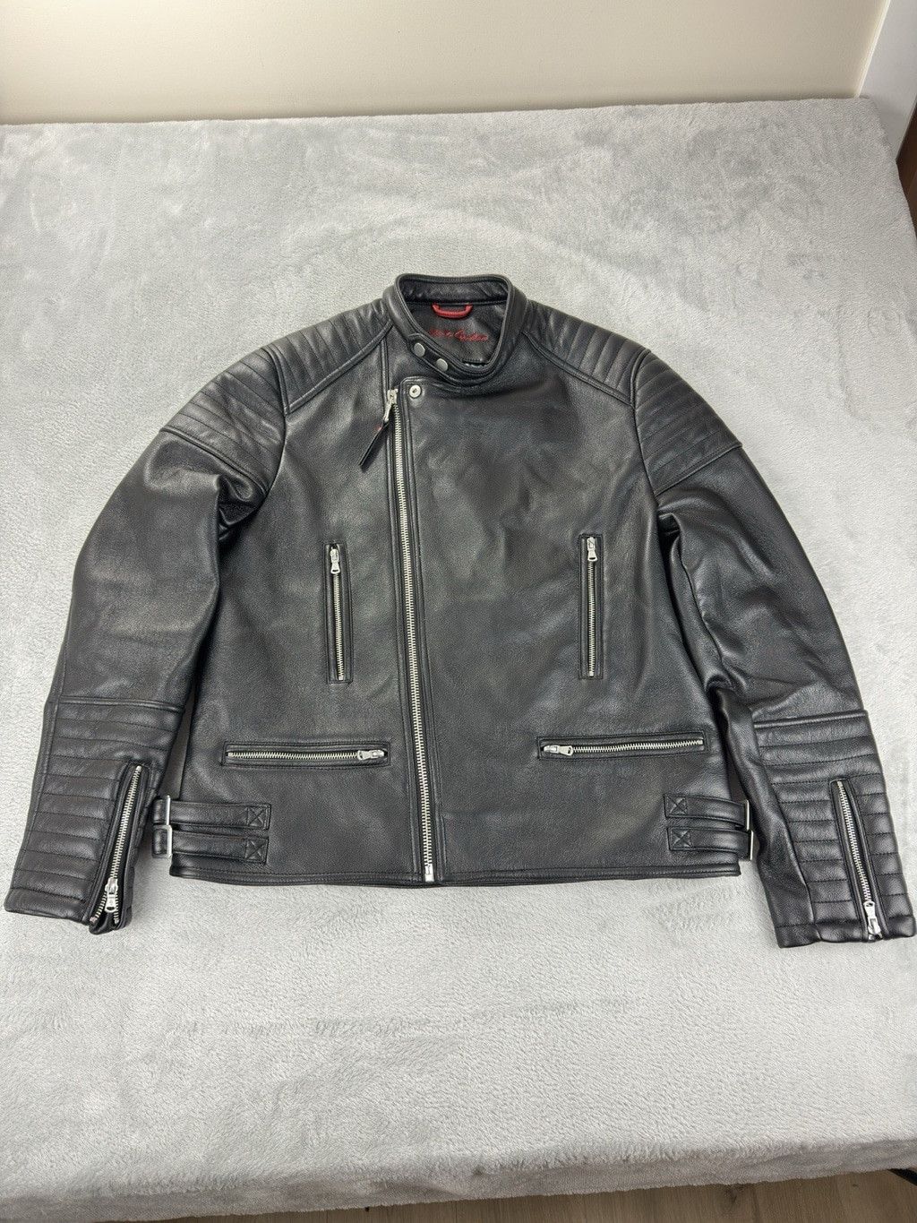 Robert Graham Robert Graham Men's Size Large Black Leather Jacket Size US L / EU 52-54 / 3 - 11 Thumbnail