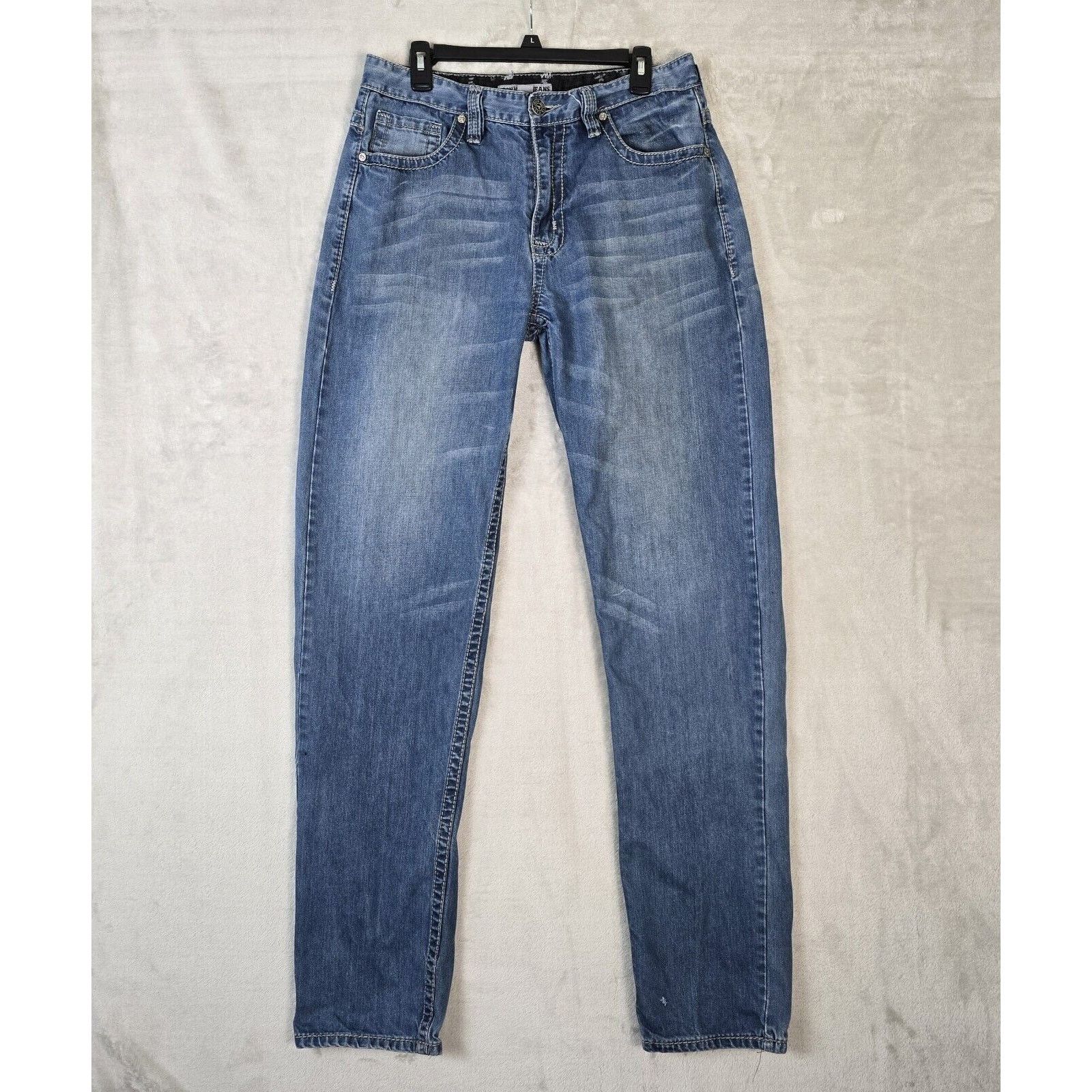 Other Iron Horse Jeans Mens Blue Denim Jeans 36x38 Barbwire Pocket Size US 36 / EU 52 - 2 Thumbnail