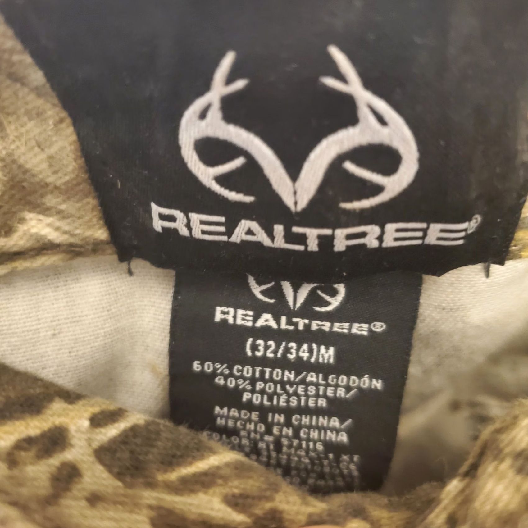 Realtree Realtree Pants Men’s 34 Cargo Camouflage Max-1 XT Stretch Hunting Size US 34 / EU 50 - 6 Thumbnail