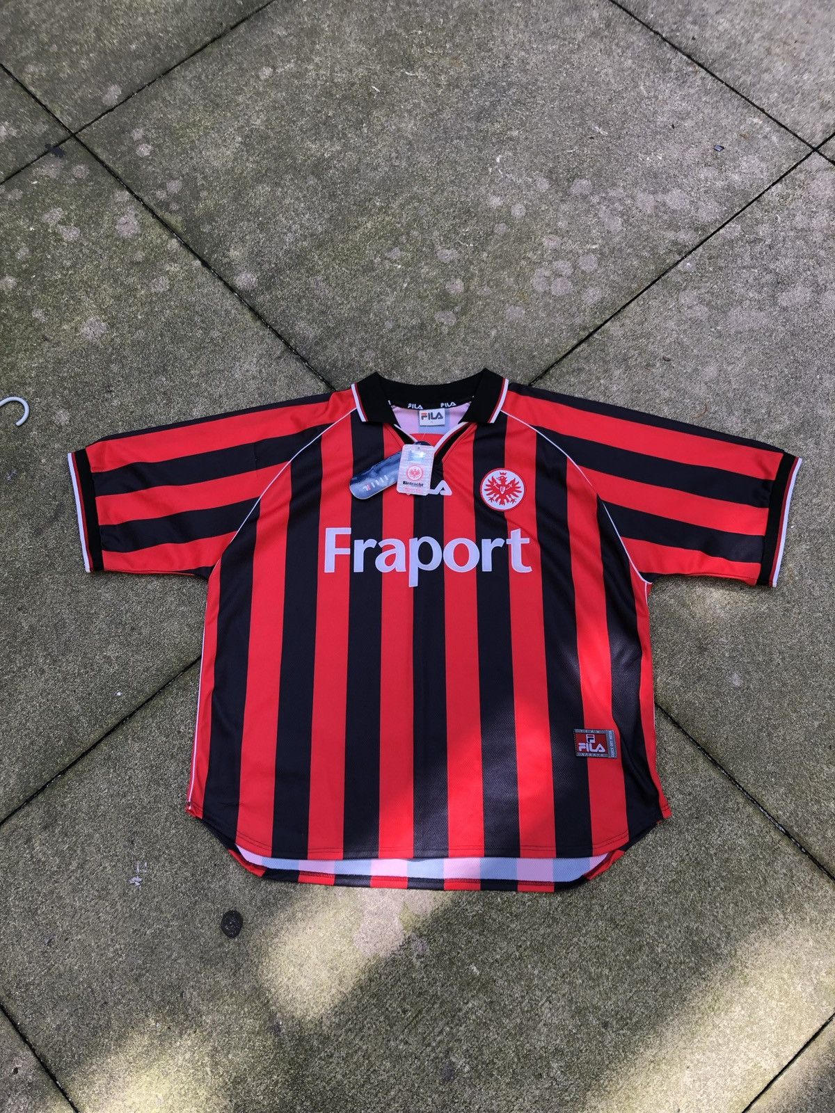 Fila Eintracht Frankfurt Germany Home Soccer Jersey Size US XL / EU 56 / 4 - 1 Thumbnail