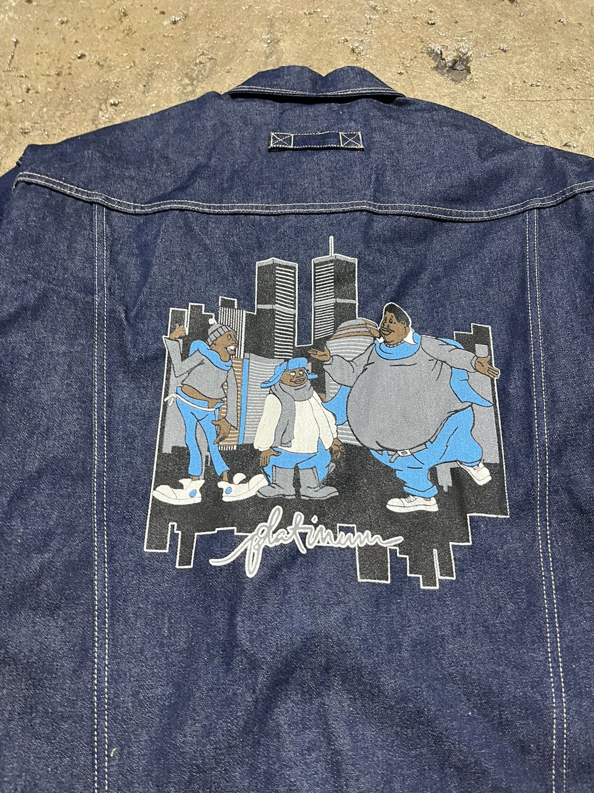Fubu × New York × Vintage Crazy Y2K Platinum FUBU Fat Albert