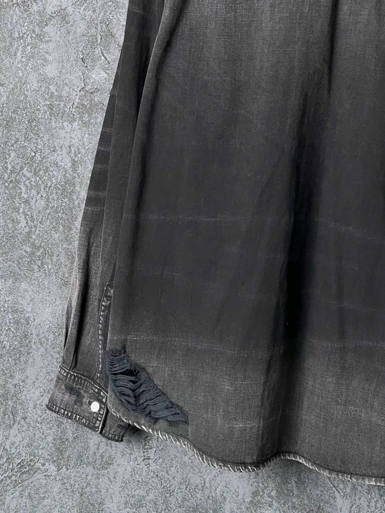 Amiri Amiri Black Gray Cotton Denim Jacket Size US L / EU 52-54 / 3 - 6 Thumbnail
