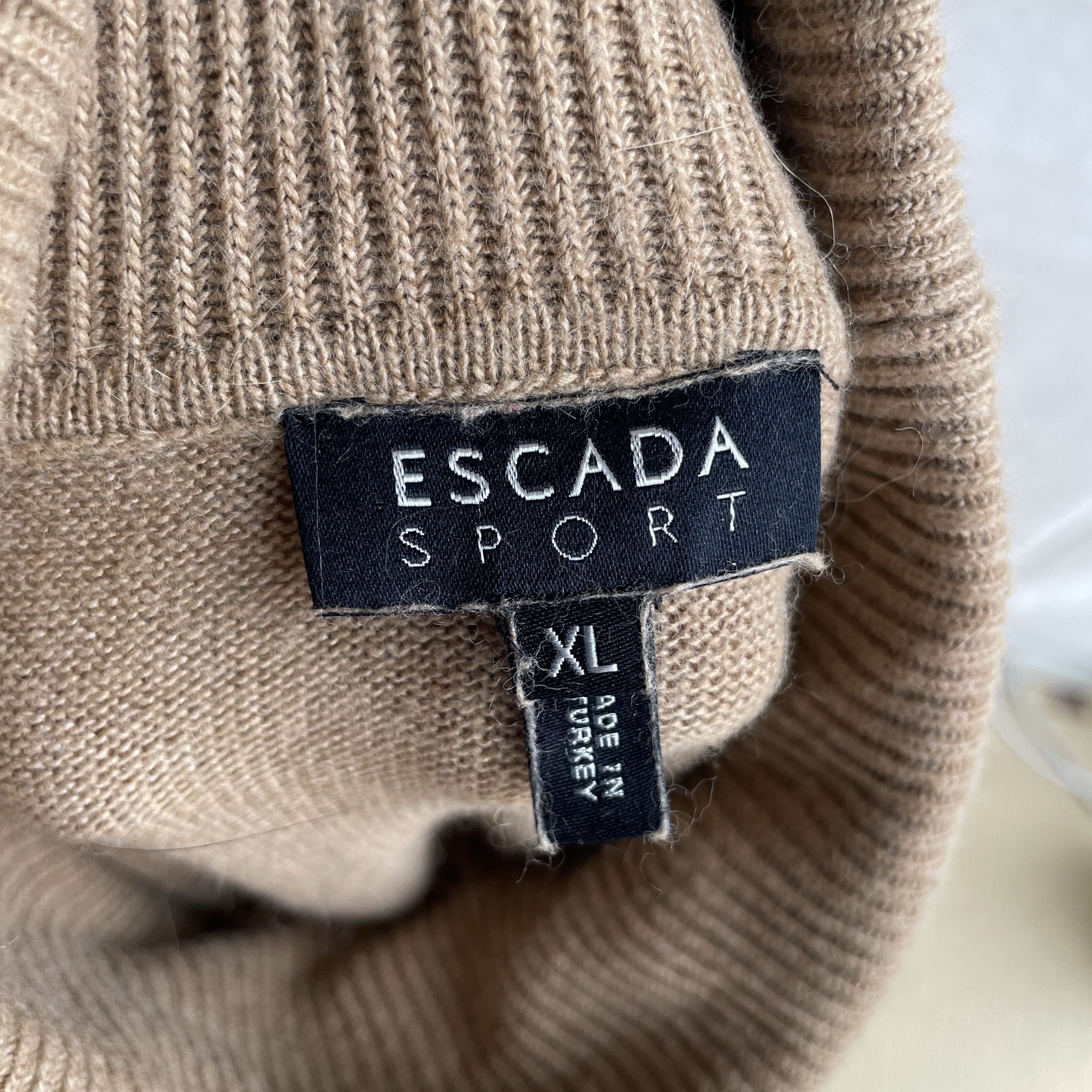 Escada Sport Escada Sport Womens Viscose Angora Blend Roll Neck Sweater Size XL / US 12-14 / IT 48-50 - 7 Thumbnail