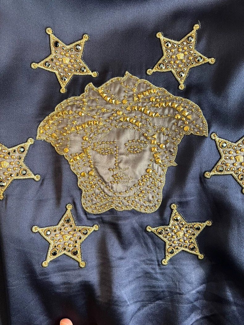 Versace Versace Embroidered jacket coat Size US M / EU 48-50 / 2 - 4 Thumbnail