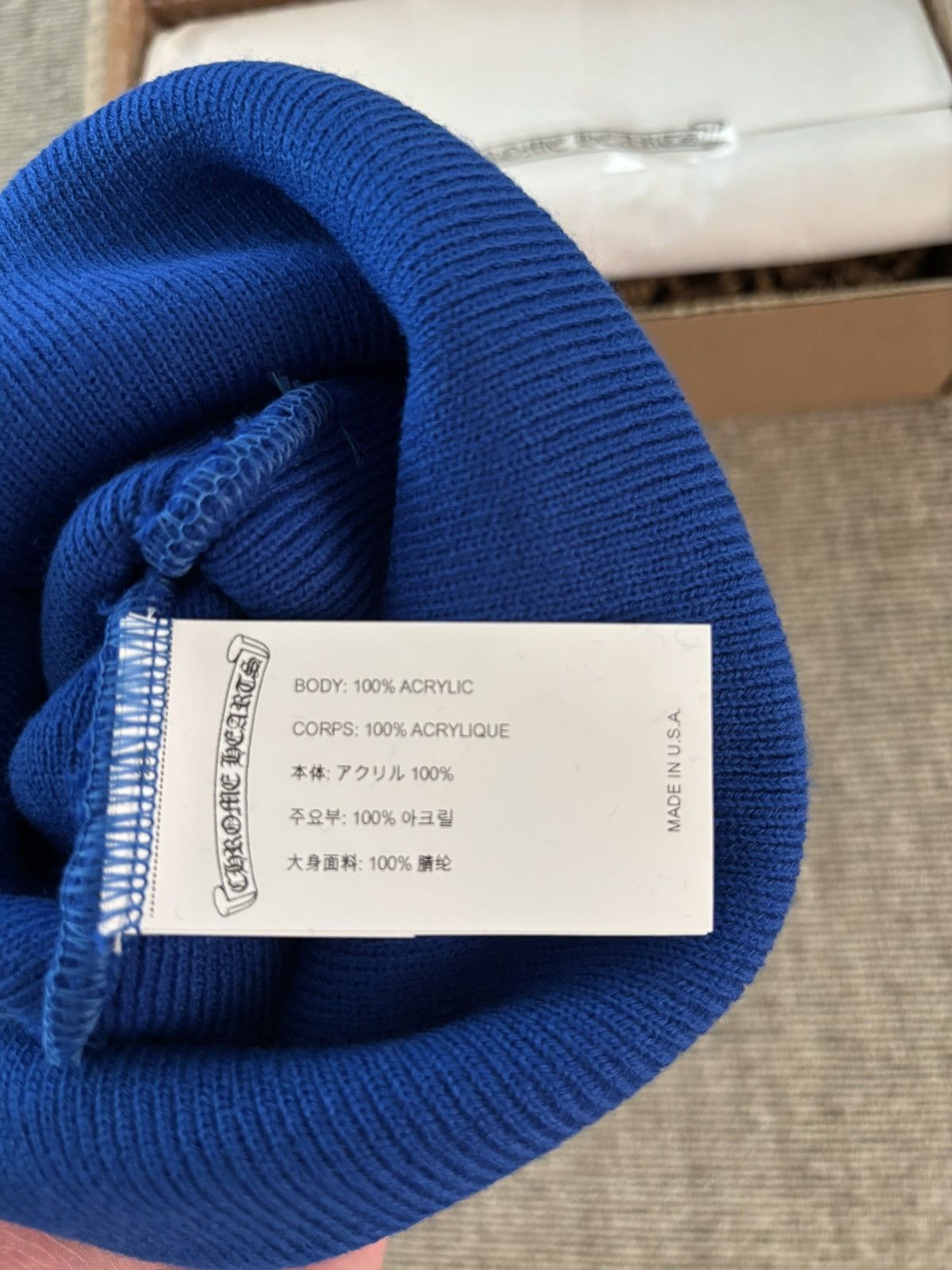 Chrome Hearts Chrome hearts blue watch cap embroidered Size ONE SIZE - 3 Thumbnail