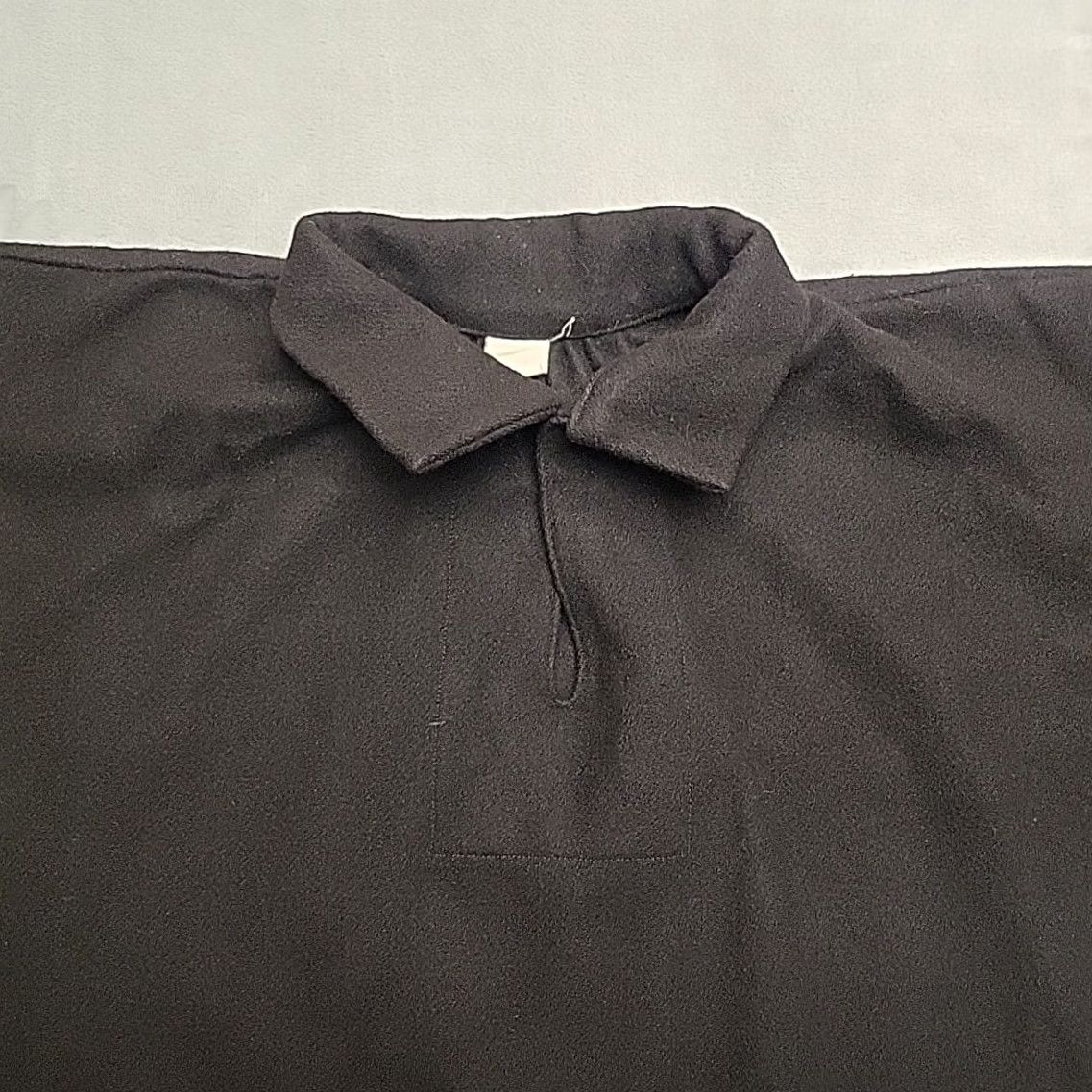 Vintage VINTAGE Wool Shirt Jacket Mens 3XL Black Heavyweight Pullover Coat Overshirt Workwear Coat Jacket Wool Shirt Junior? Size US XXL / EU 58 / 5 - 3 Thumbnail