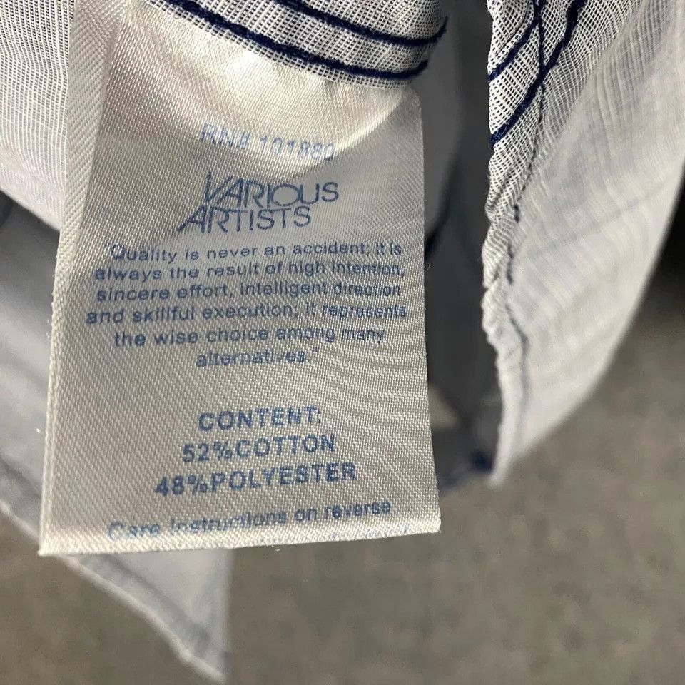Other Various Artists Pearl Snap Shirt Men's Medium Long Sleeve M Size US M / EU 48-50 / 2 - 8 Thumbnail