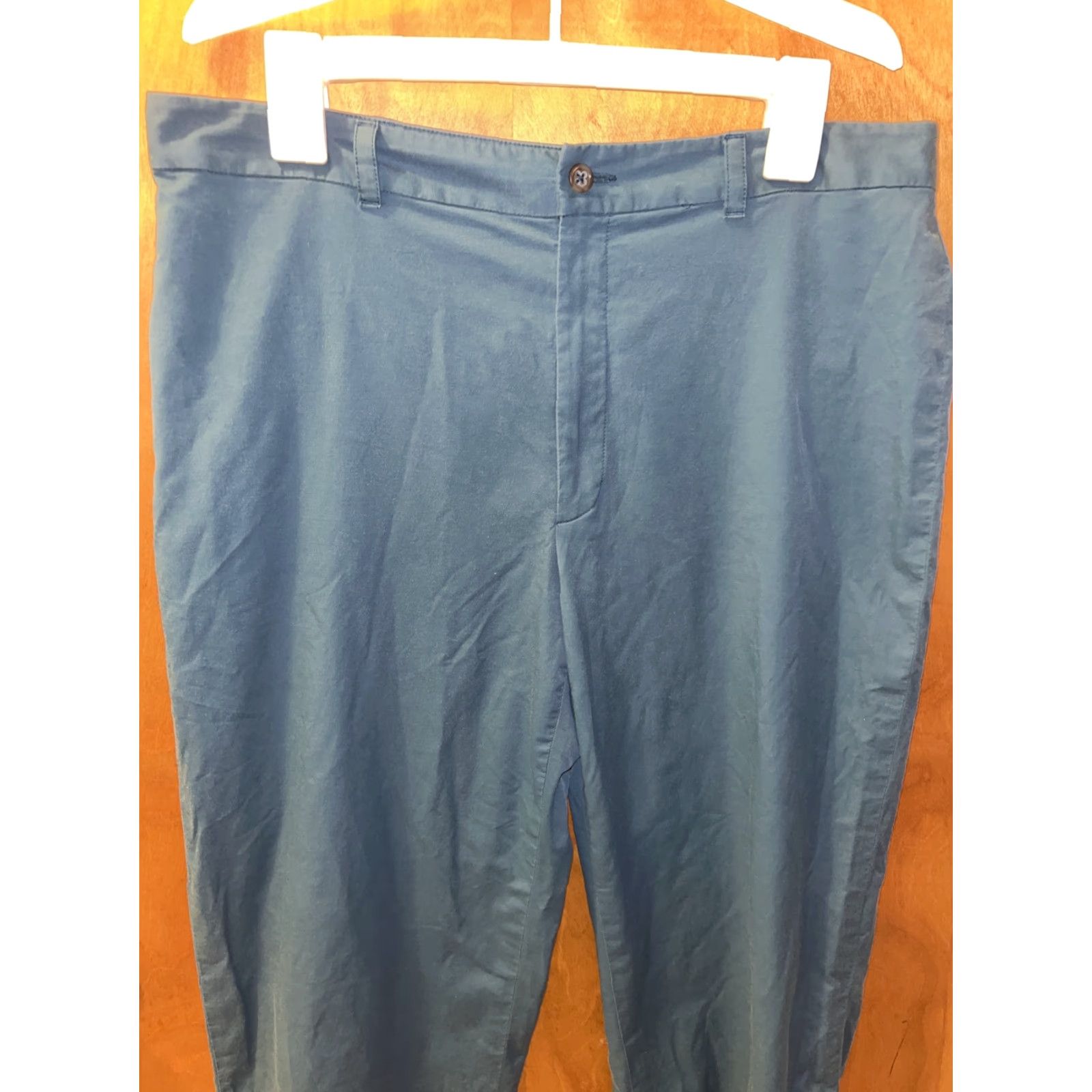 Banana Republic Banana Republic Womens Size 14 Casual Stretch Cotton Nylon Spandex Pants, Teal, Dress Pants, Spring Summer Fall Size 36" / US 14 / IT 50 - 2 Thumbnail