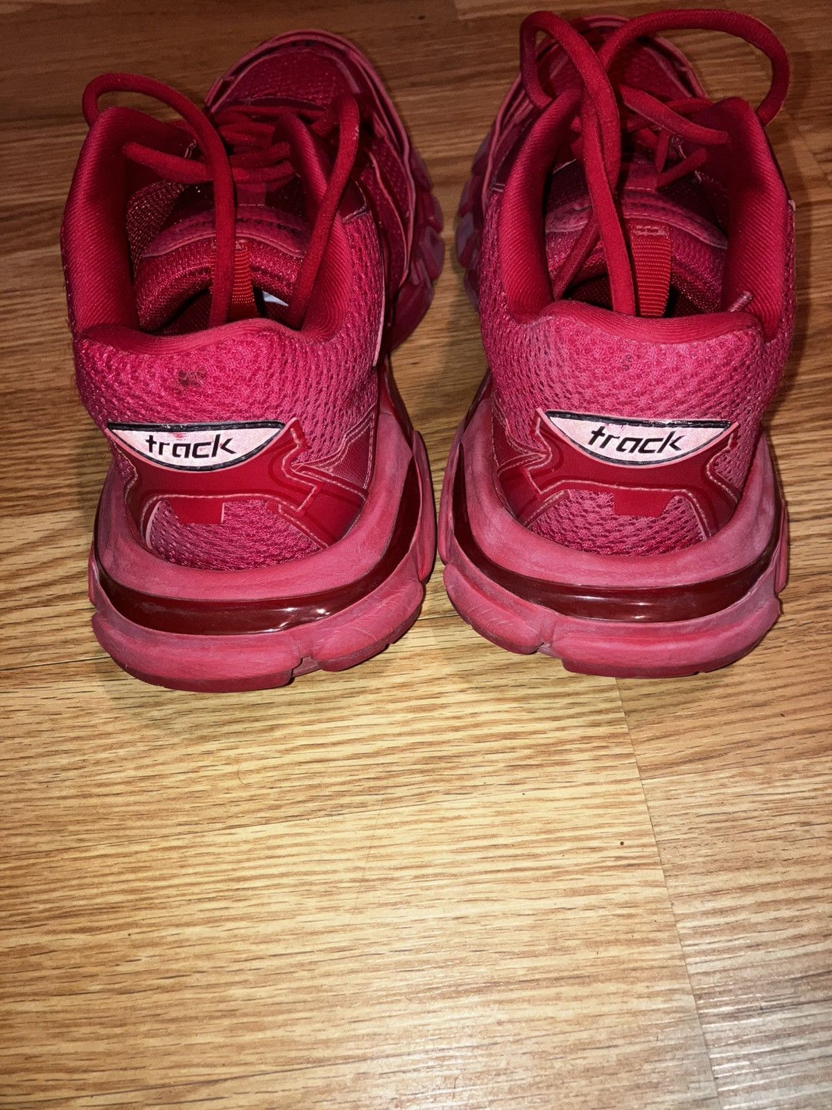 Balenciaga Balenciaga Track 3 Red Size US 8 / EU 41 - 4 Thumbnail