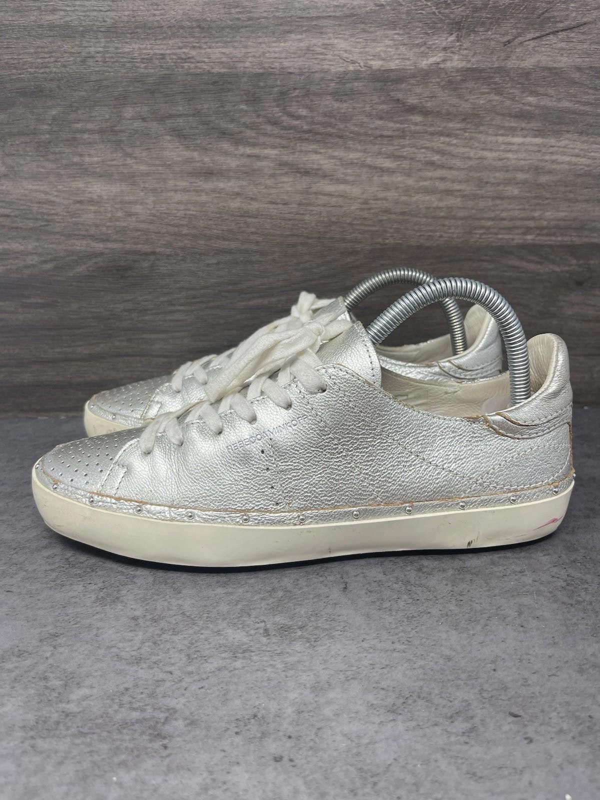 Other Rebecca Minkoff Shoes Womens Size 8 Metallic Silver Lace Up Size US 8 / IT 38 - 1 Thumbnail