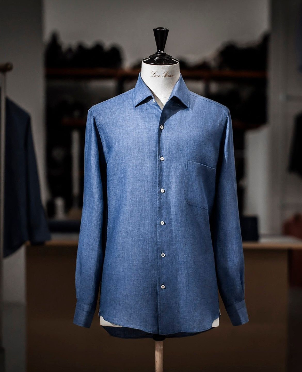 Loro Piana linen chambray shirt