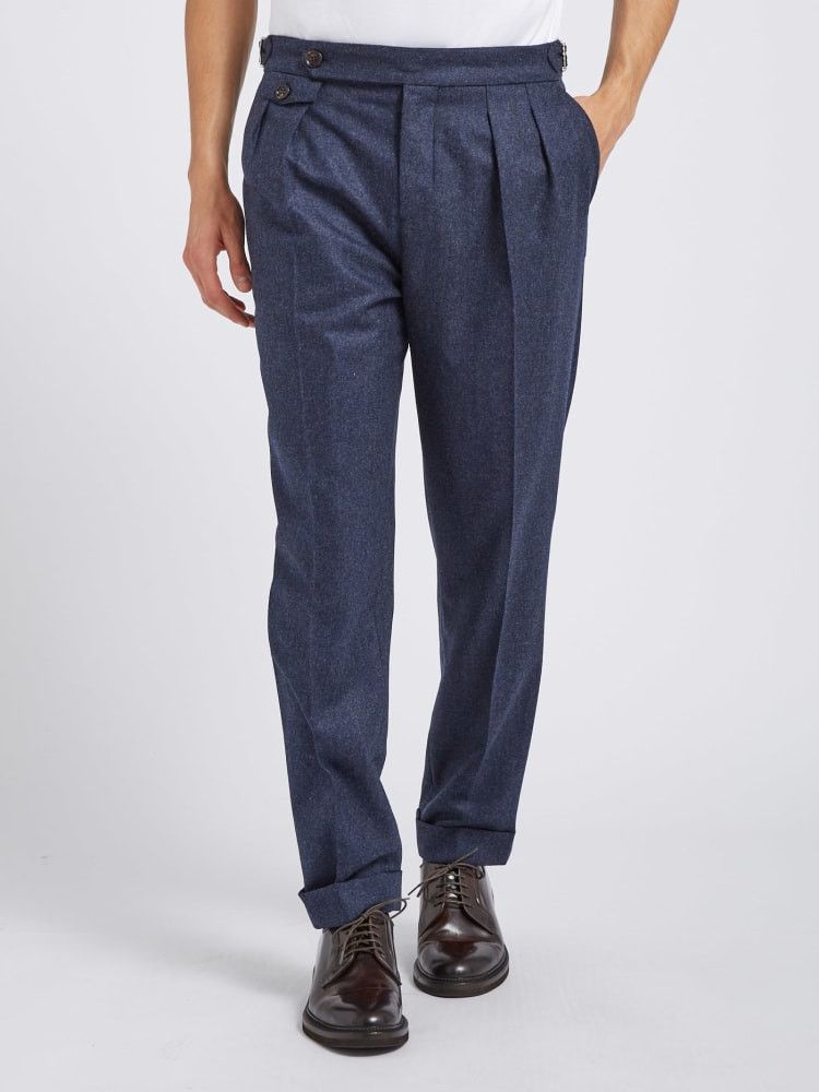 Brunello Cucinelli o1w1db10924 Pants in Blue Size US 36 / EU 52 - 1 Preview