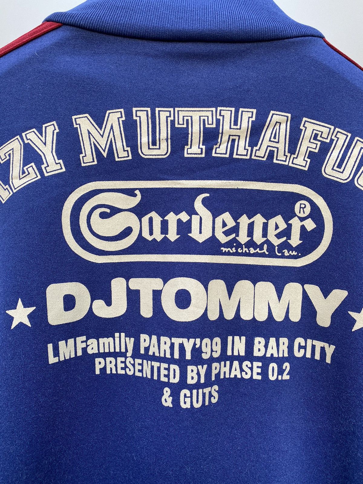 Adidas × Rap Tees × Vintage 1999 Adidas Lazy Muthafucka-DJ Tommy- Exclusive Track Jacket Size US M / EU 48-50 / 2 - 4 Thumbnail