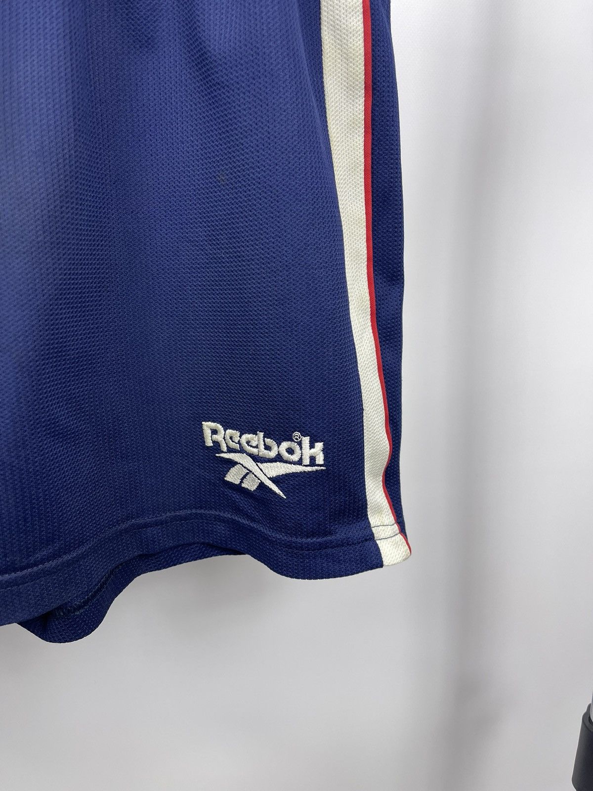 Reebok × Vintage REEBOK BOLTON WANDERERS VINTAGE 90s HOME SHORTS sz S Size US 33 - 3 Thumbnail