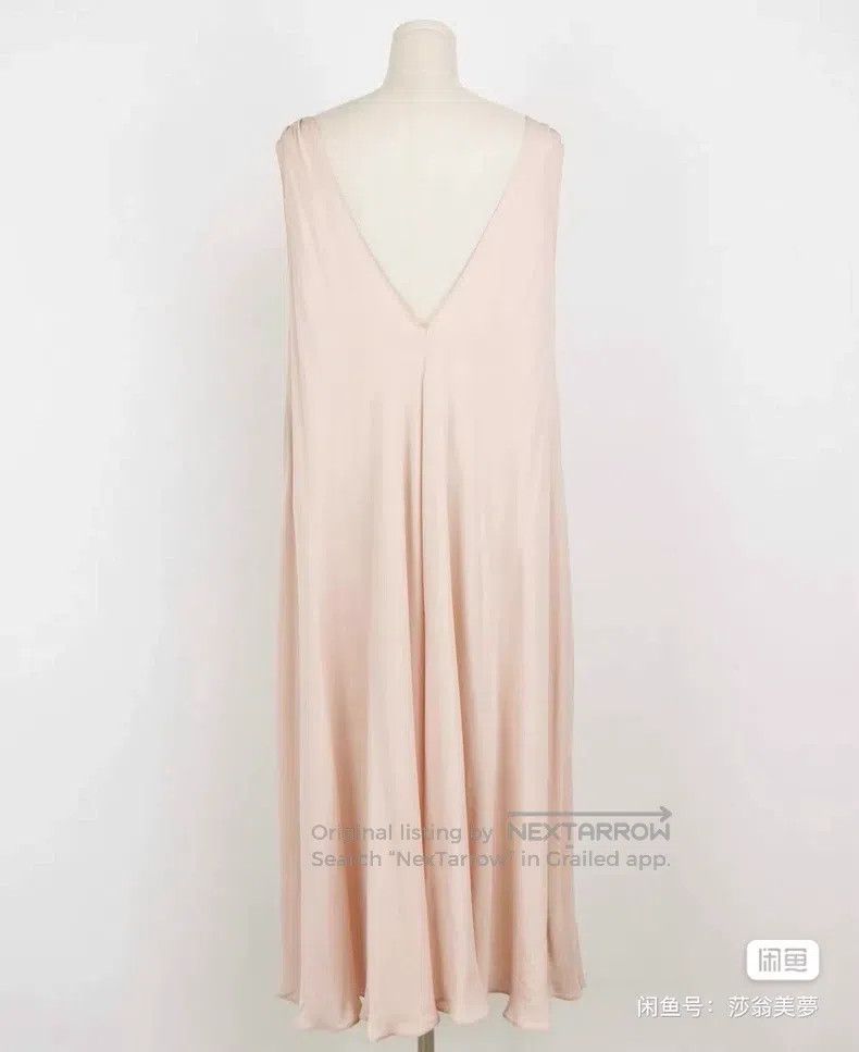 Valentino Valentino Mulberry silk V-neck backless sleeveless dress Size M / US 6-8 / IT 42-44 - 3 Thumbnail