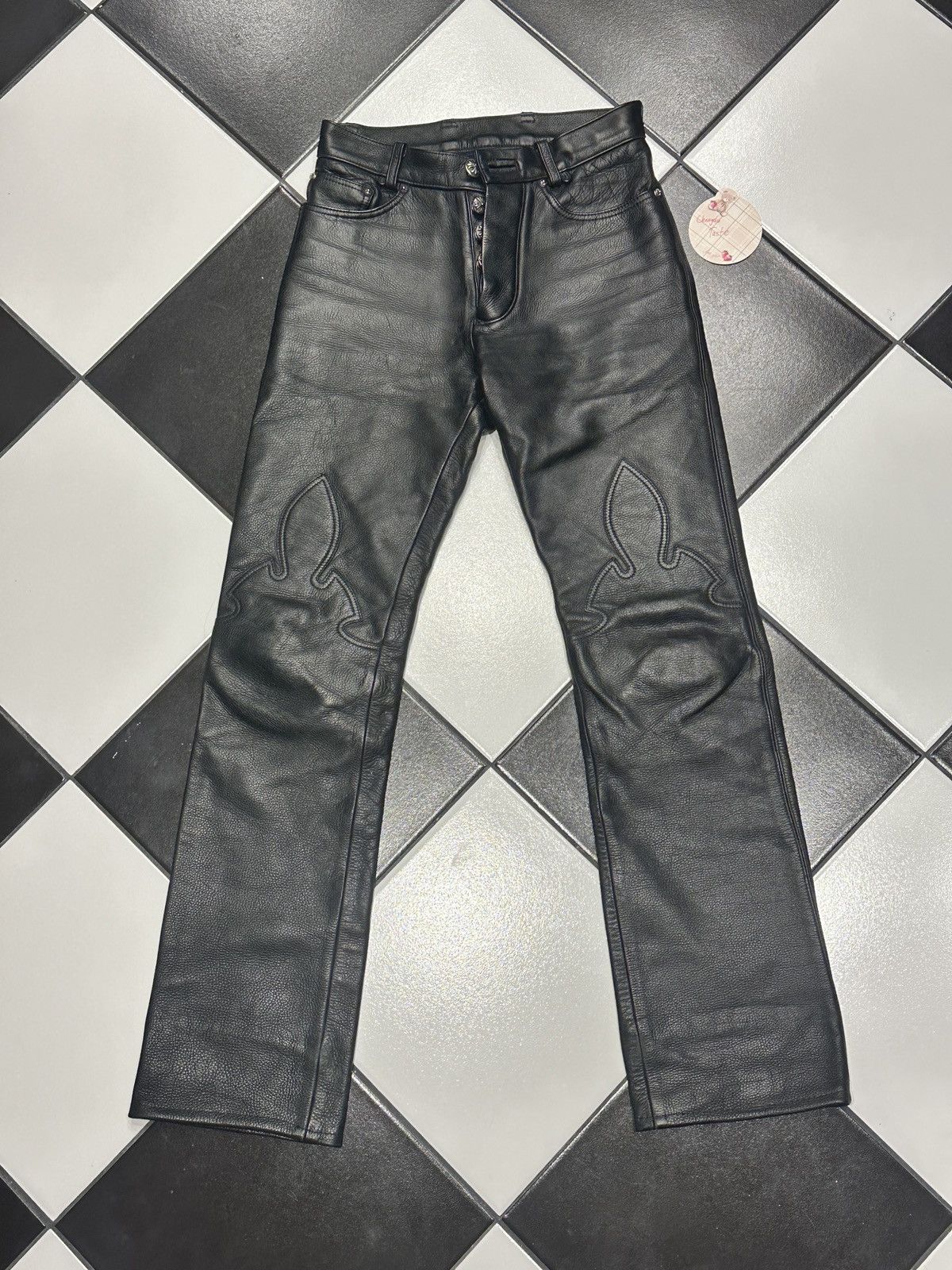 Chrome Hearts Leather Pants size 27