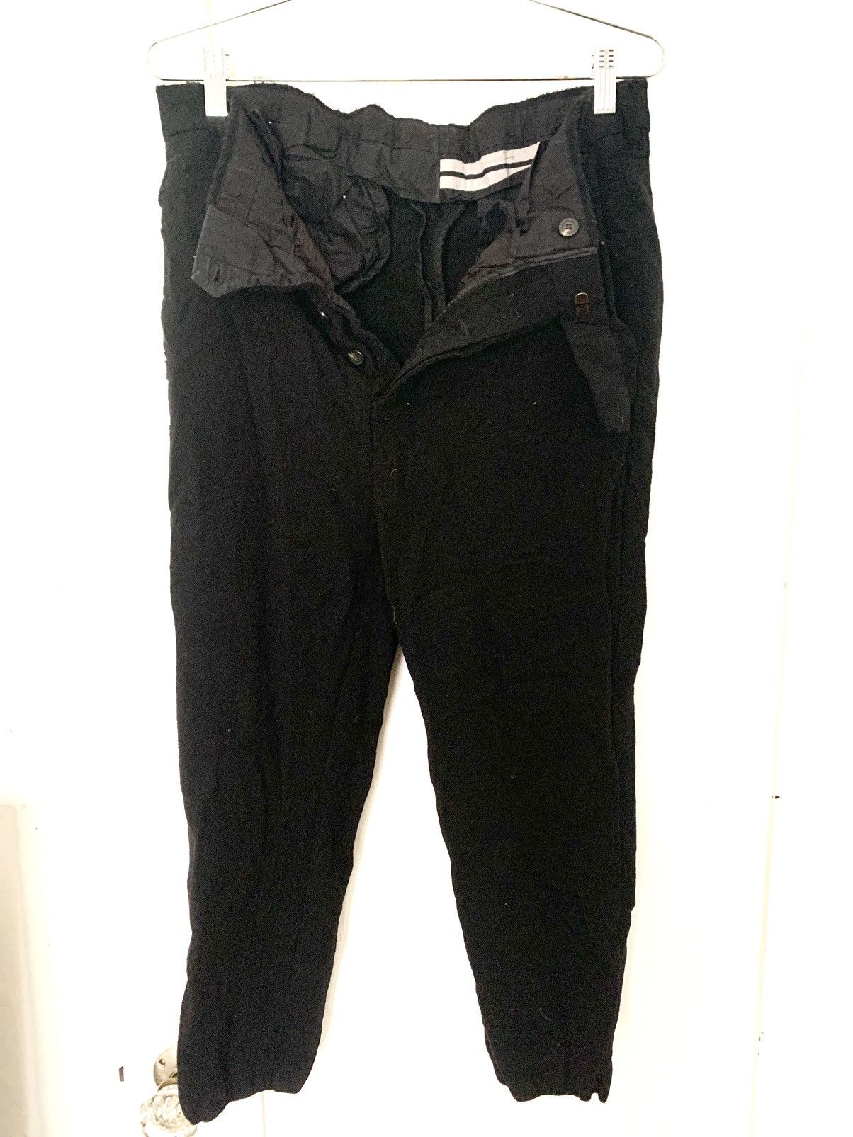 Rick Owens Wool rick Owen’s Larry F/W 19 trousers Size US 30 / EU 46 - 1 Thumbnail