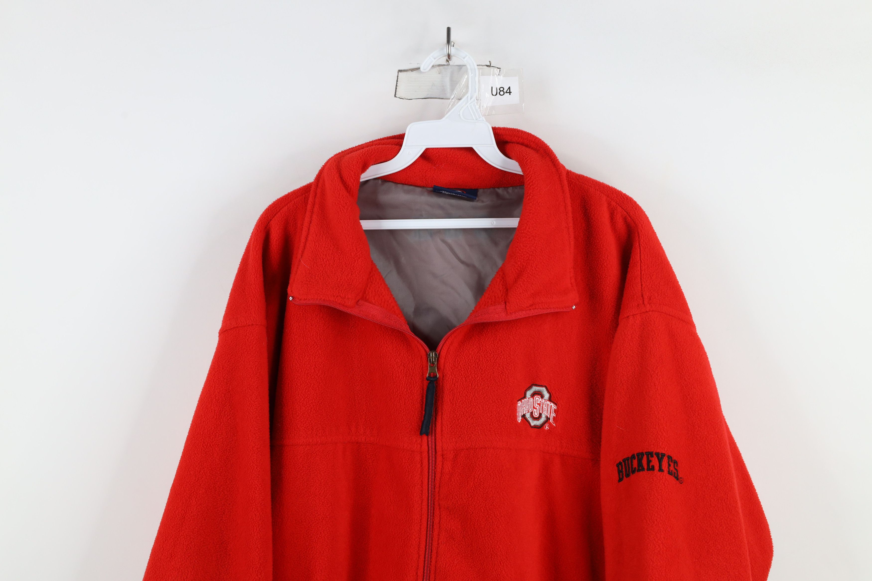 Vintage Vintage 90s Ohio State University Lined Full Zip Jacket Size US L / EU 52-54 / 3 - 2 Thumbnail