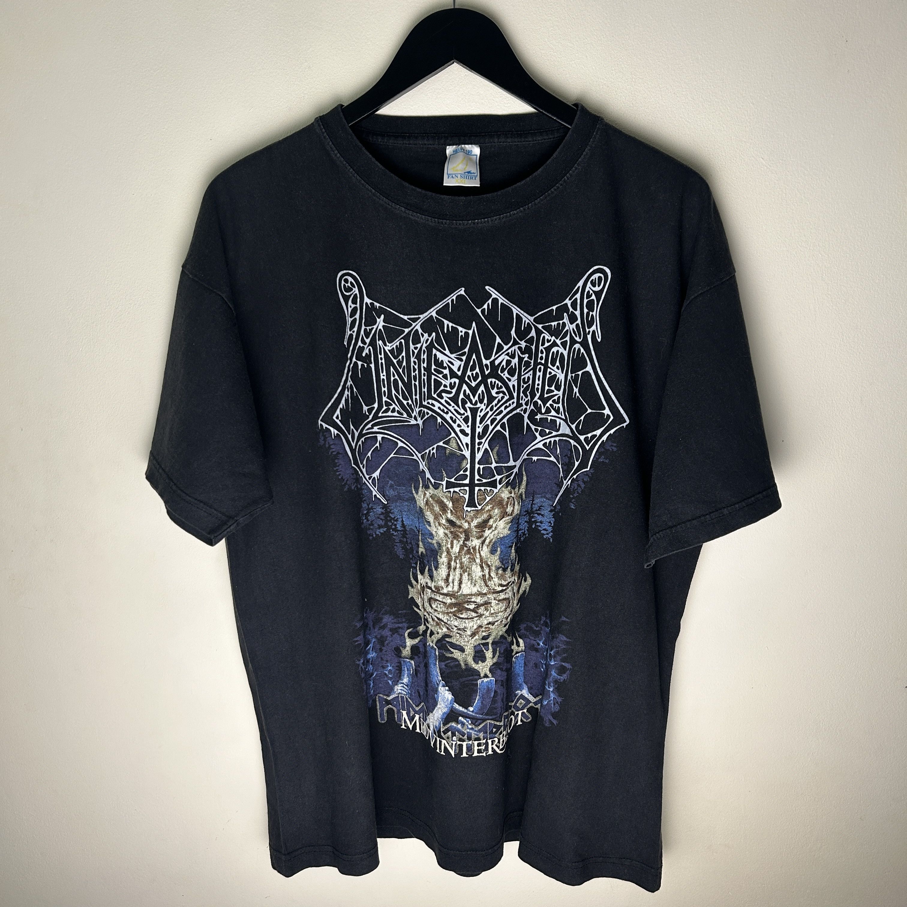 Band Tees Vintage Unleashed Midvinterblot 2006 Tour Band T-shirt Size US XL / EU 56 / 4 - 1 Thumbnail