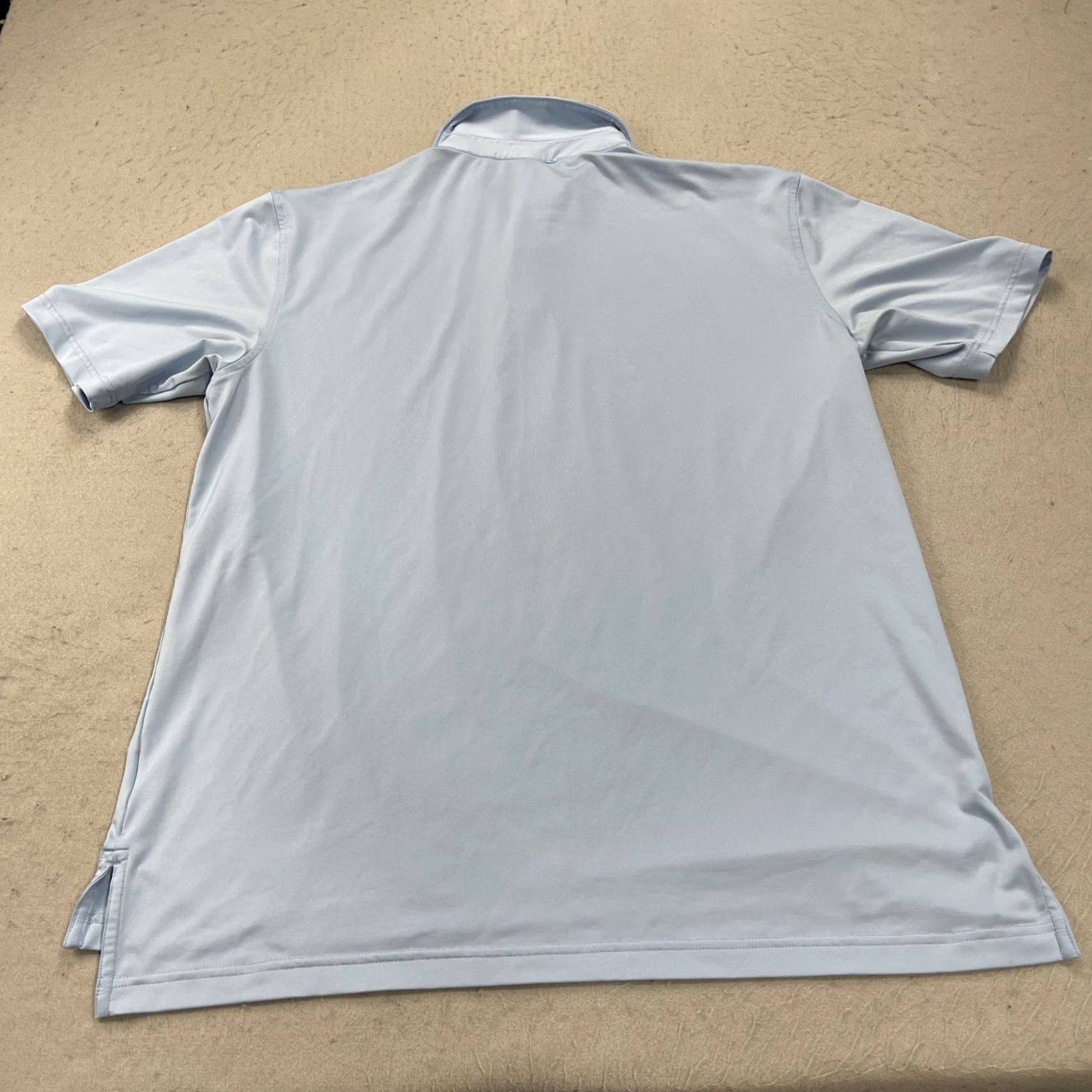 Peter Millar Peter Millar Polo Shirt Mens Large Solid Blue Summer Golf Crown Sport Logo Collection Size US M / EU 48-50 / 2 - 6 Thumbnail