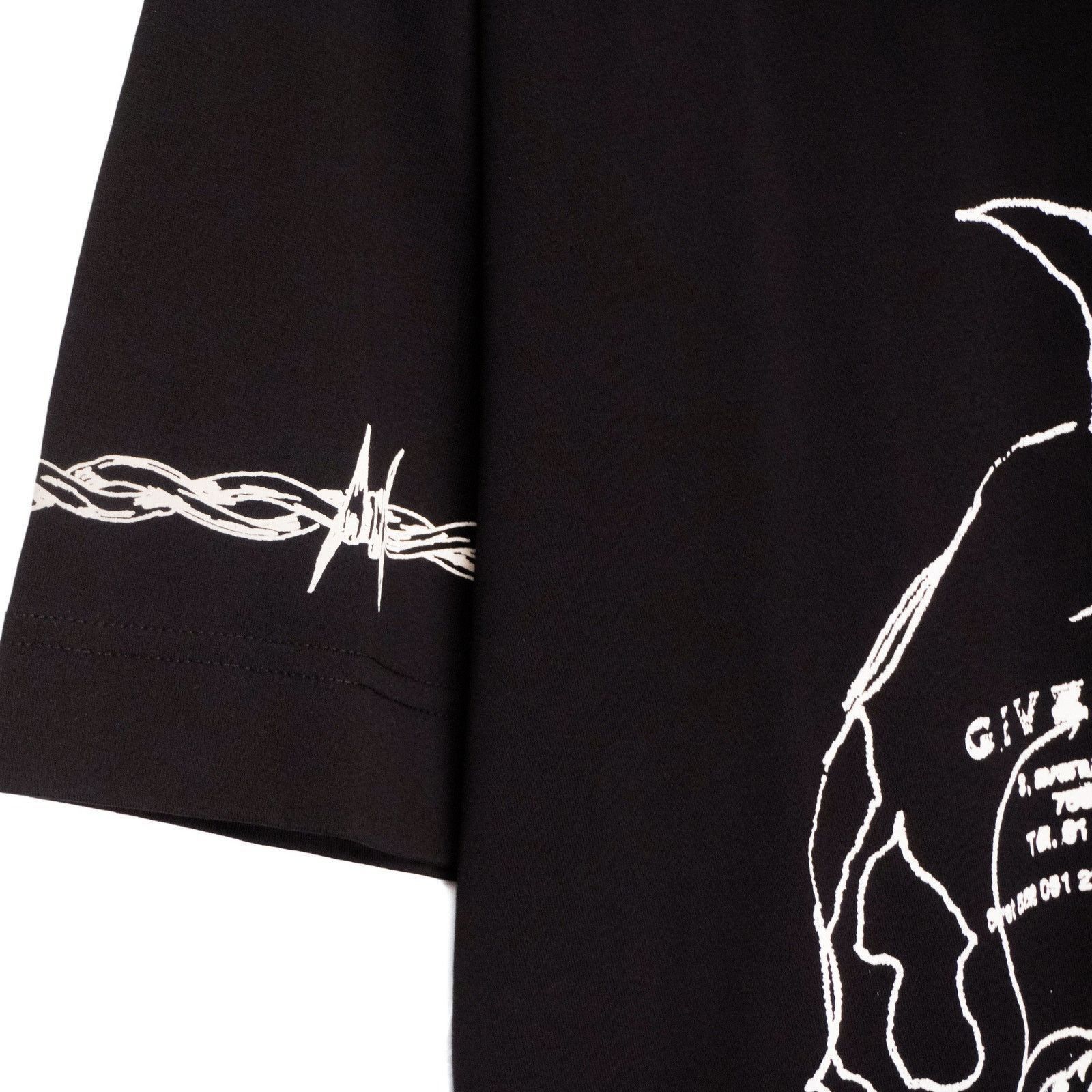 Givenchy Givenchy Barbed Iconic Gothic Logo Print Oversized Tee Shirt Size US L / EU 52-54 / 3 - 5 Thumbnail