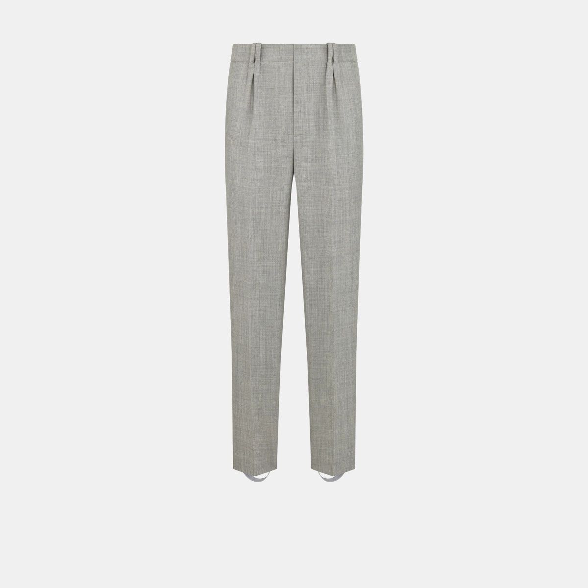 Dior Pleated Pants Gray Virgin Wool Size US 32 / EU 48 - 1 Thumbnail