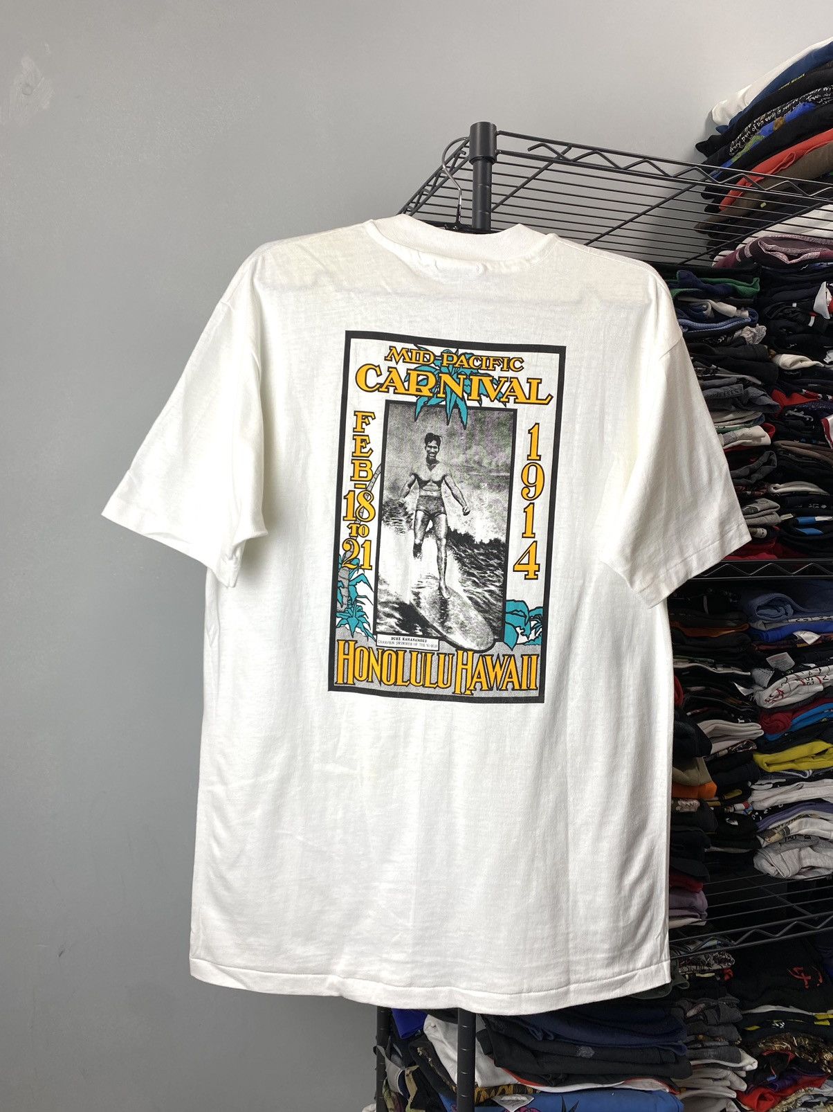 Other 90’s Vintage Hawaii Champion Surf Swimmer Surfer T Shirt Size US L / EU 52-54 / 3 - 1 Thumbnail