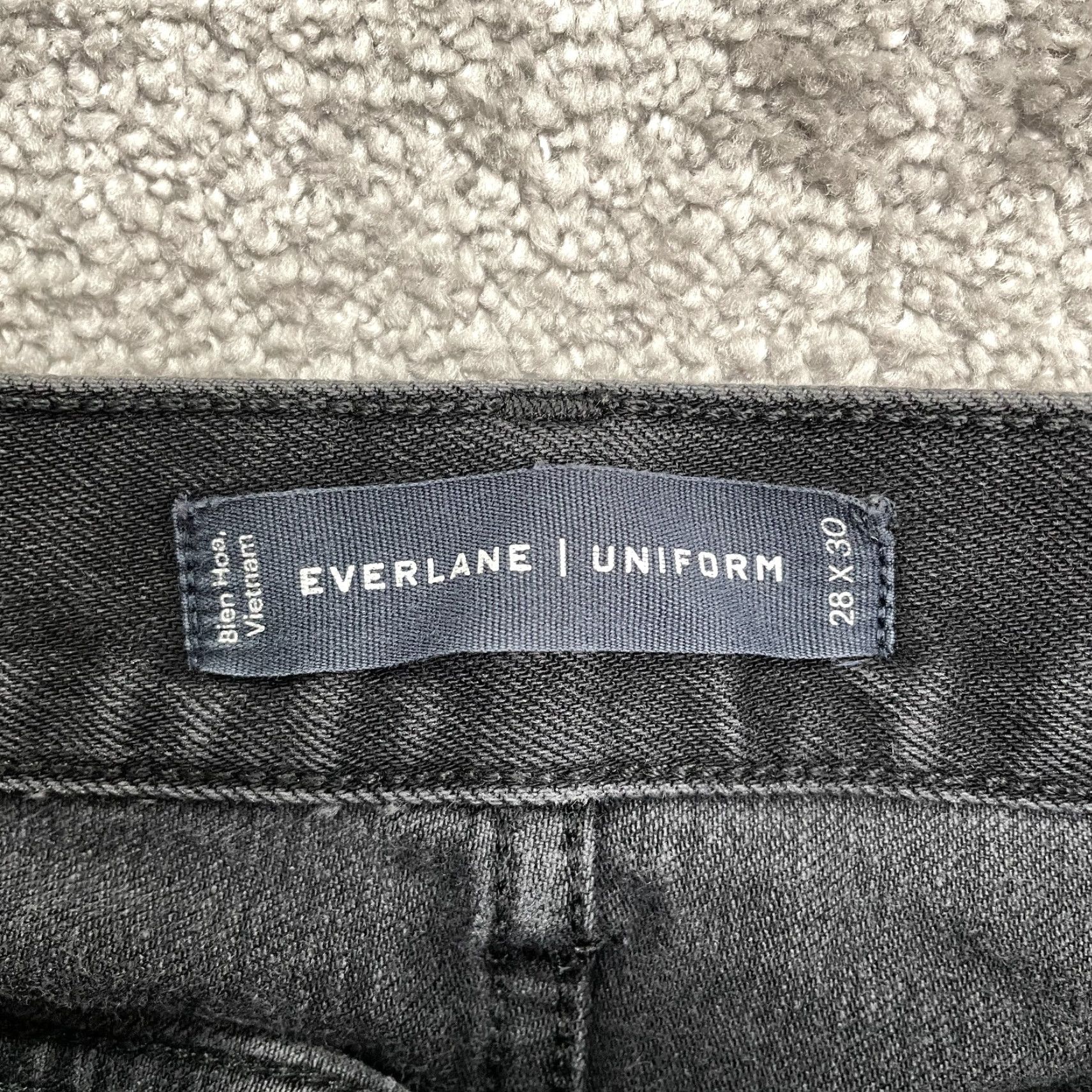 Everlane Everlane Slim Fit Denim Jeans Mens 28x27 Black Mid Rise Stretch 5-Pocket City Grunge Size US 28 / EU 44 - 5 Thumbnail