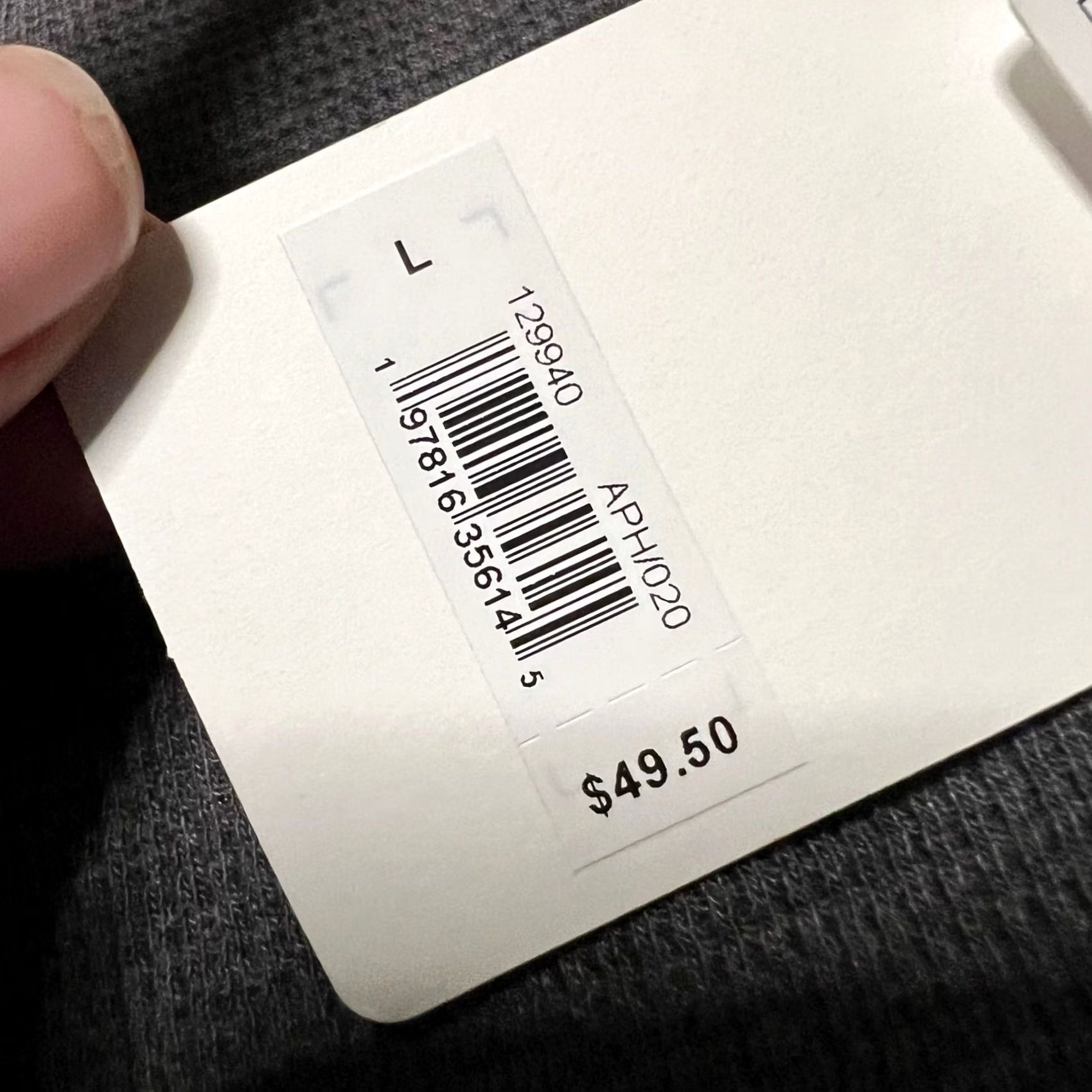 Lucky Brand Lucky Brand Shirt Womens Large Raglan Waffle Long Sleeve Gray Crop L Womens Size L / US 10 / IT 46 - 3 Thumbnail