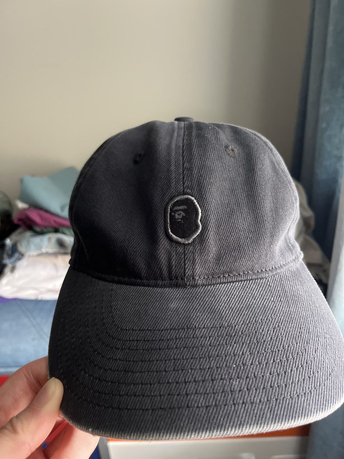 Bape Black overdyed Bape Hat Size ONE SIZE - 1 Thumbnail