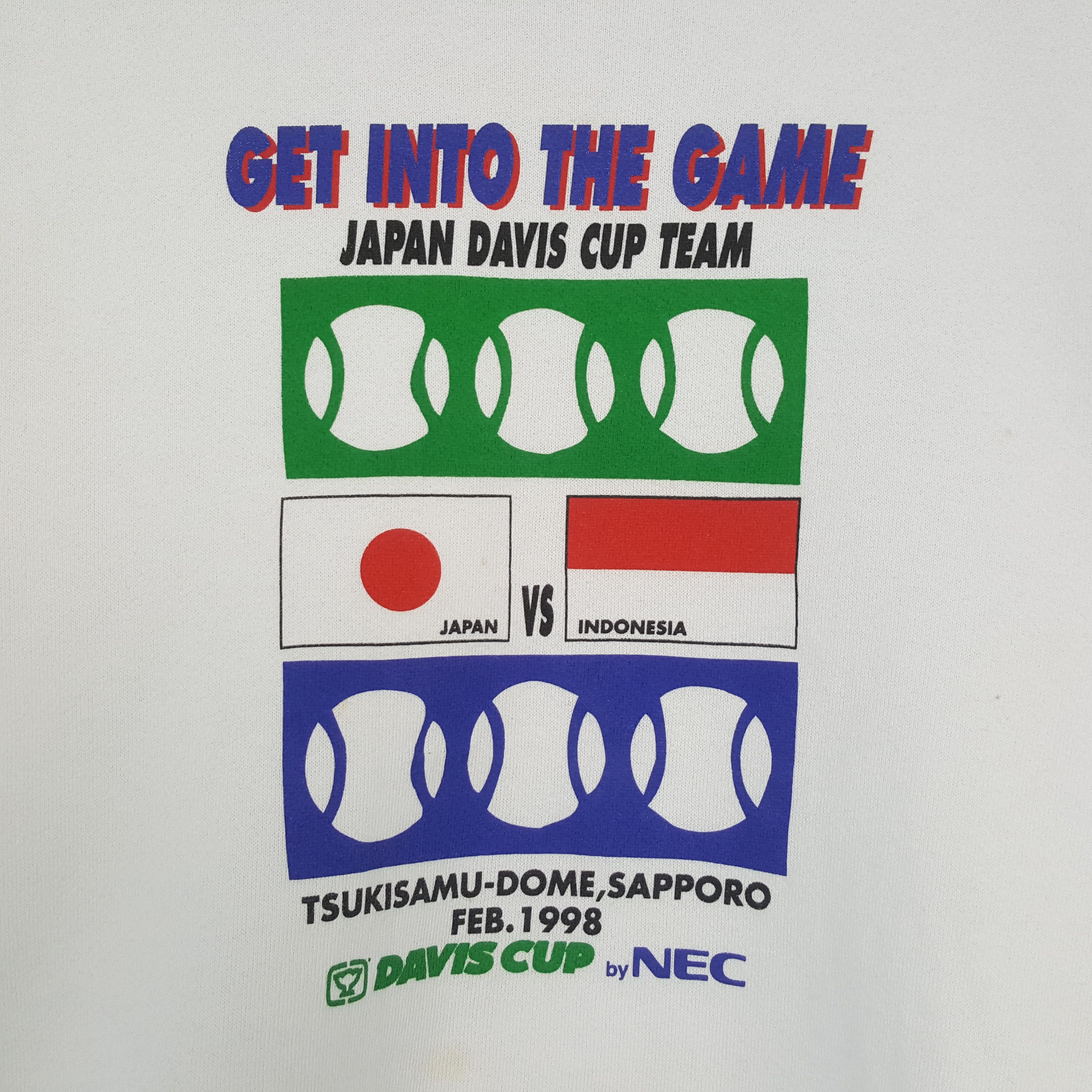 Vintage JAPAN DAVIS CUP TEAM Vintage Sweatshirt C287N32 Size US M / EU 48-50 / 2 - 2 Thumbnail