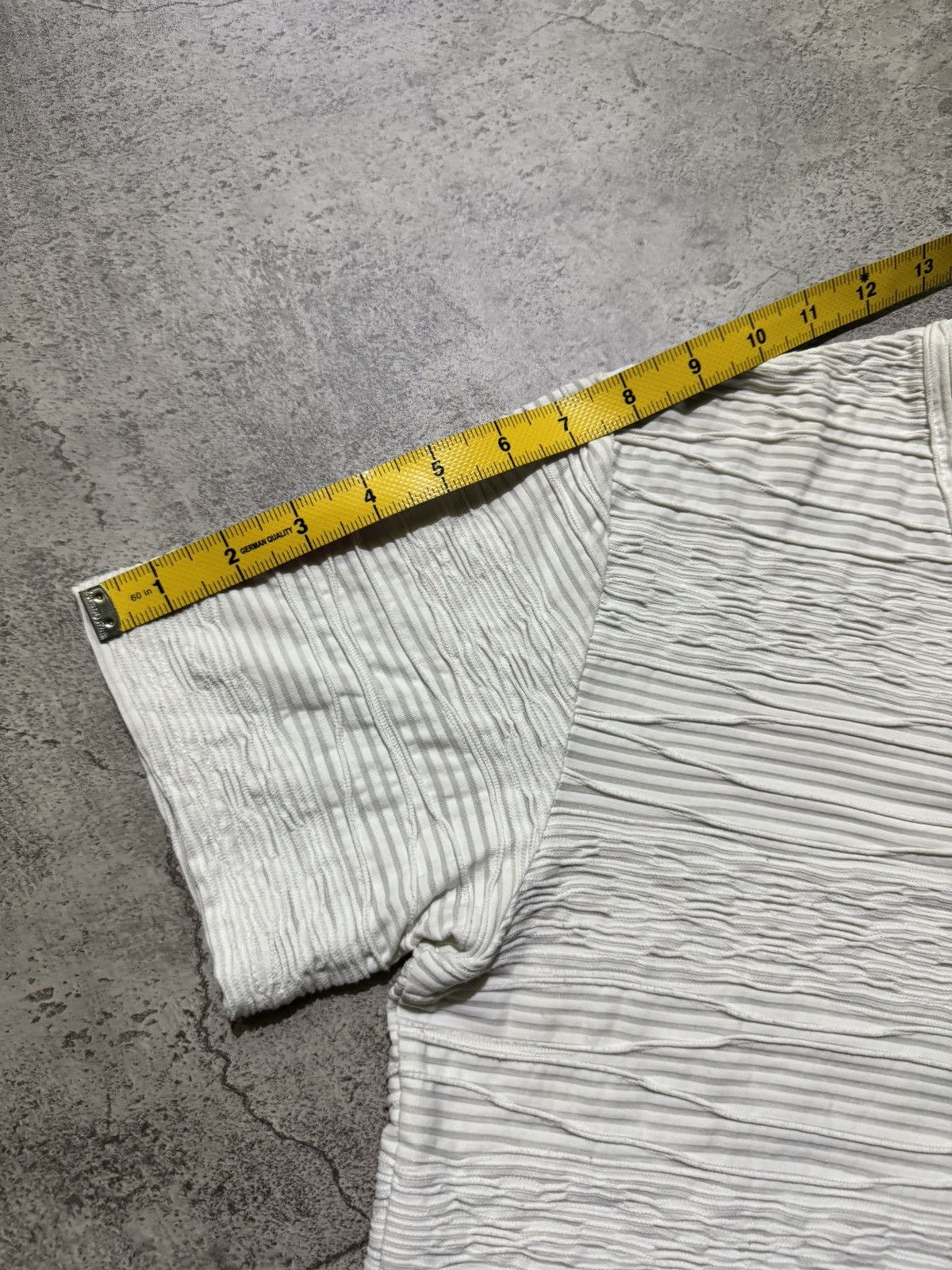 Tornado Mart 1990s TORNADO MART TEXTURED WEAVE IFSIXWASNINE TSHIRT Size US M / EU 48-50 / 2 - 9 Thumbnail