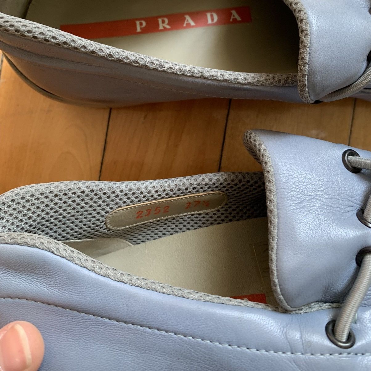 Prada Prada leather slip on Size US 7.5 / IT 37.5 - 5 Thumbnail