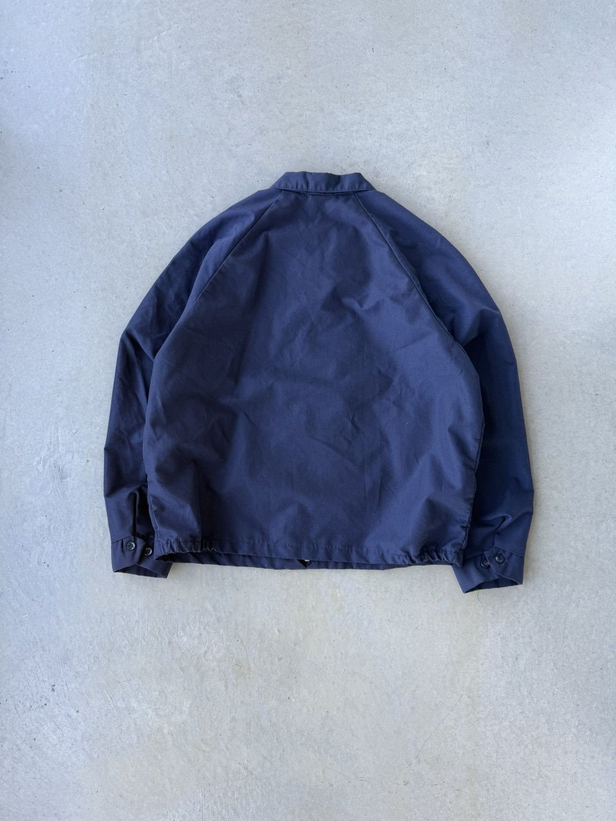 Vintage Vintage 1980s Optimist Logo Navy Blue Workwear Jacket Size US XL / EU 56 / 4 - 2 Thumbnail