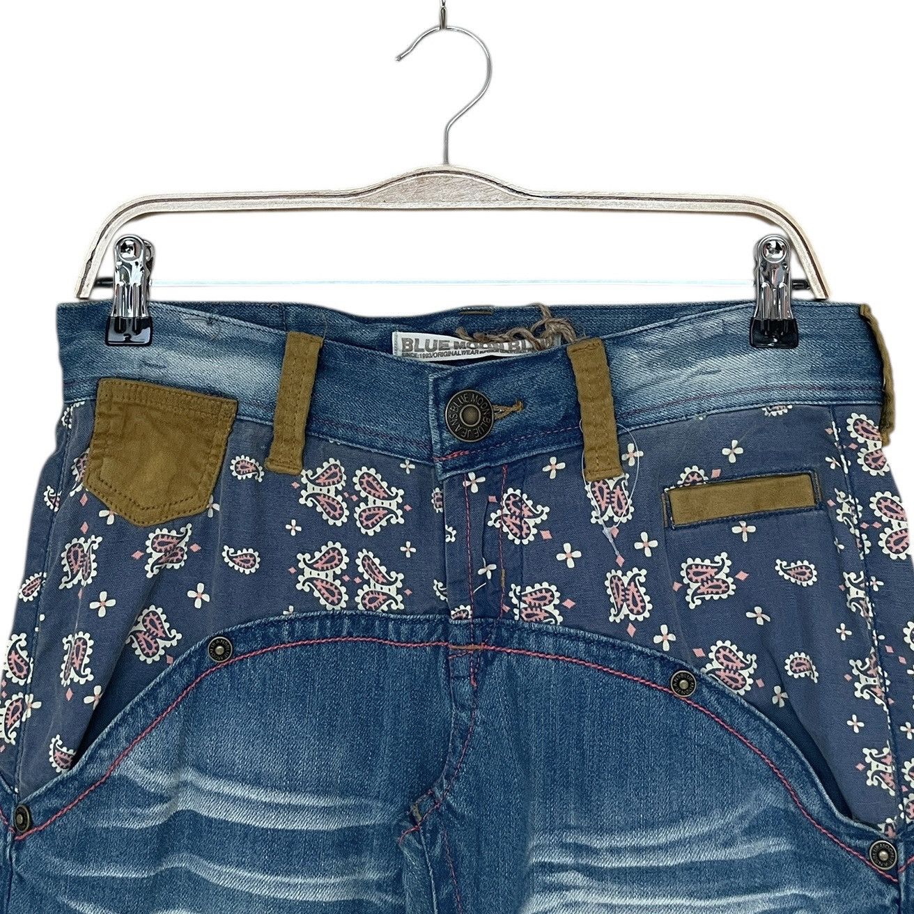 Blue Blue Japan Vintage Japanese Brand Blue Moon Blue Jeans 2000s Size US 34 / EU 50 - 3 Thumbnail
