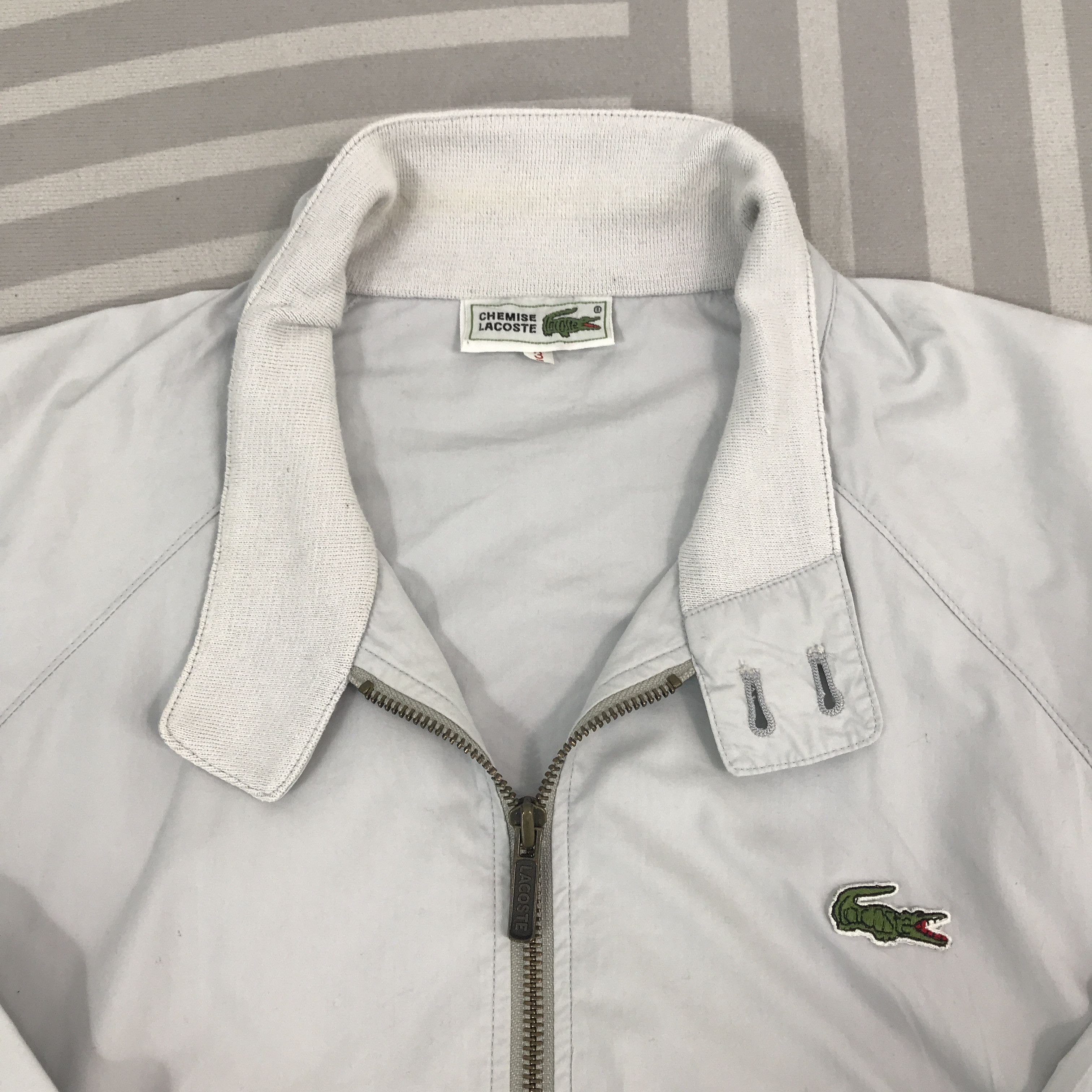 Lacoste × Vintage Vintage Lacoste zipper light blue Jacket Size US L / EU 52-54 / 3 - 8 Thumbnail
