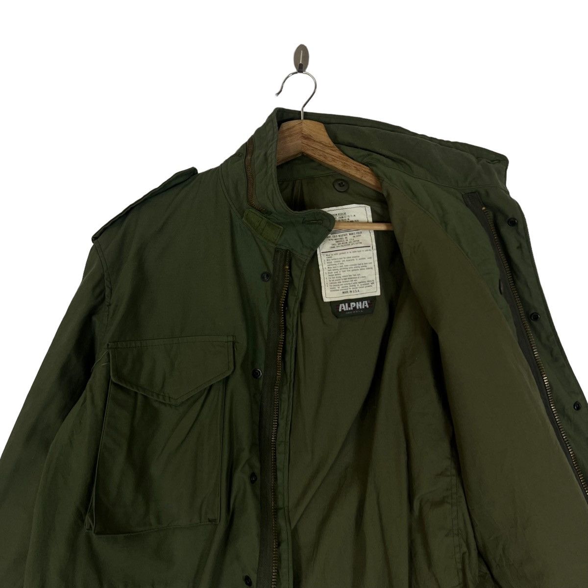 Alpha Industries 🔥80’s Vintage Alpha Industries USA Cold Weather Man’s Field Size US M / EU 48-50 / 2 - 13 Thumbnail