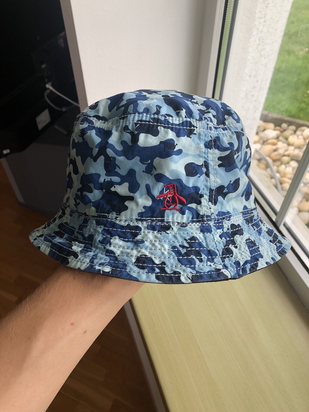 Original Penguin ORIGINAL PENGUIN CLASSIC REVERSIBLE BUCKET HAT CAP Size ONE SIZE - 1 Thumbnail