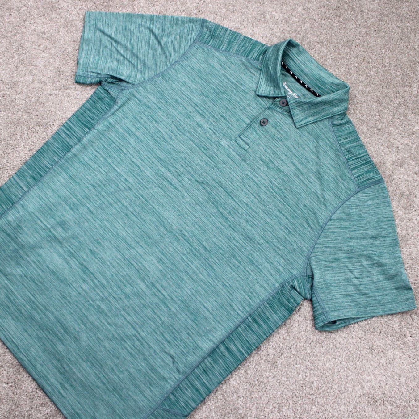 Tommy Bahama Tommy Bahama IslandZone Polo Shirt Men S Blue Short Sleeve Polo Shirt Regular Fit Stretch 90s Pattern Size US S / EU 44-46 / 1 - 3 Thumbnail