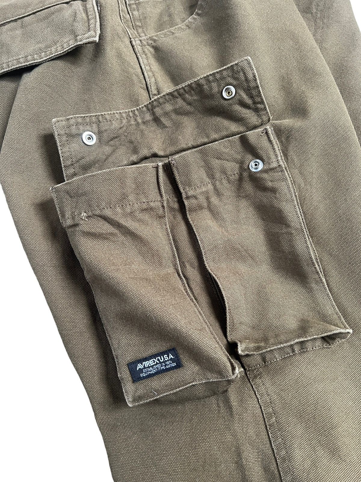 Avirex Avirex Curve Leg Cargo Pants Size US 33 - 11 Thumbnail