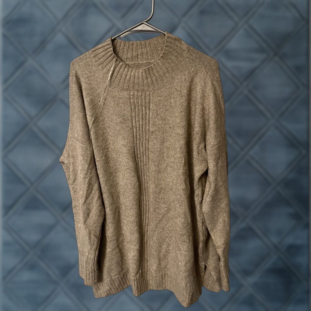 Croft & Barrow Croft & Barrow women's Sweater Long Sleeve Brown Soft Acrylic Blend Sz XL Size XL / US 12-14 / IT 48-50 - 1 Thumbnail
