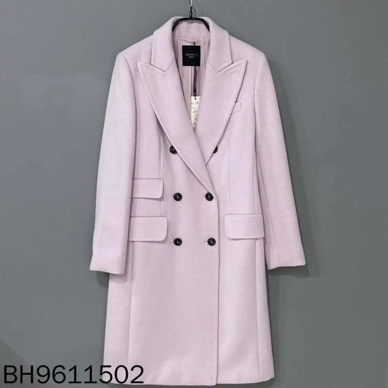 Max Mara MaxMara Lightweight Pink Women's Coat 0089 Size ONE SIZE - 1 Thumbnail