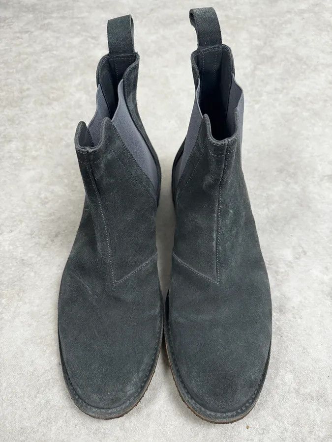 Bottega Veneta Bottega Veneta Clear Faded Black Suede Chelsea Boots Size US 11 / EU 44 - 2 Thumbnail